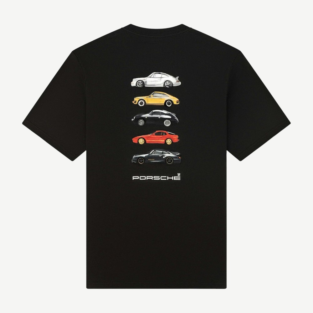 X Porsche Fleet Tee Black