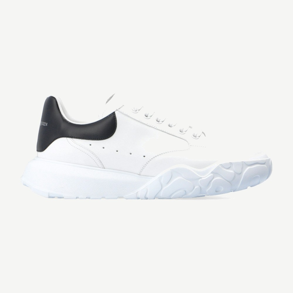 Oversized Court Trainer White Black