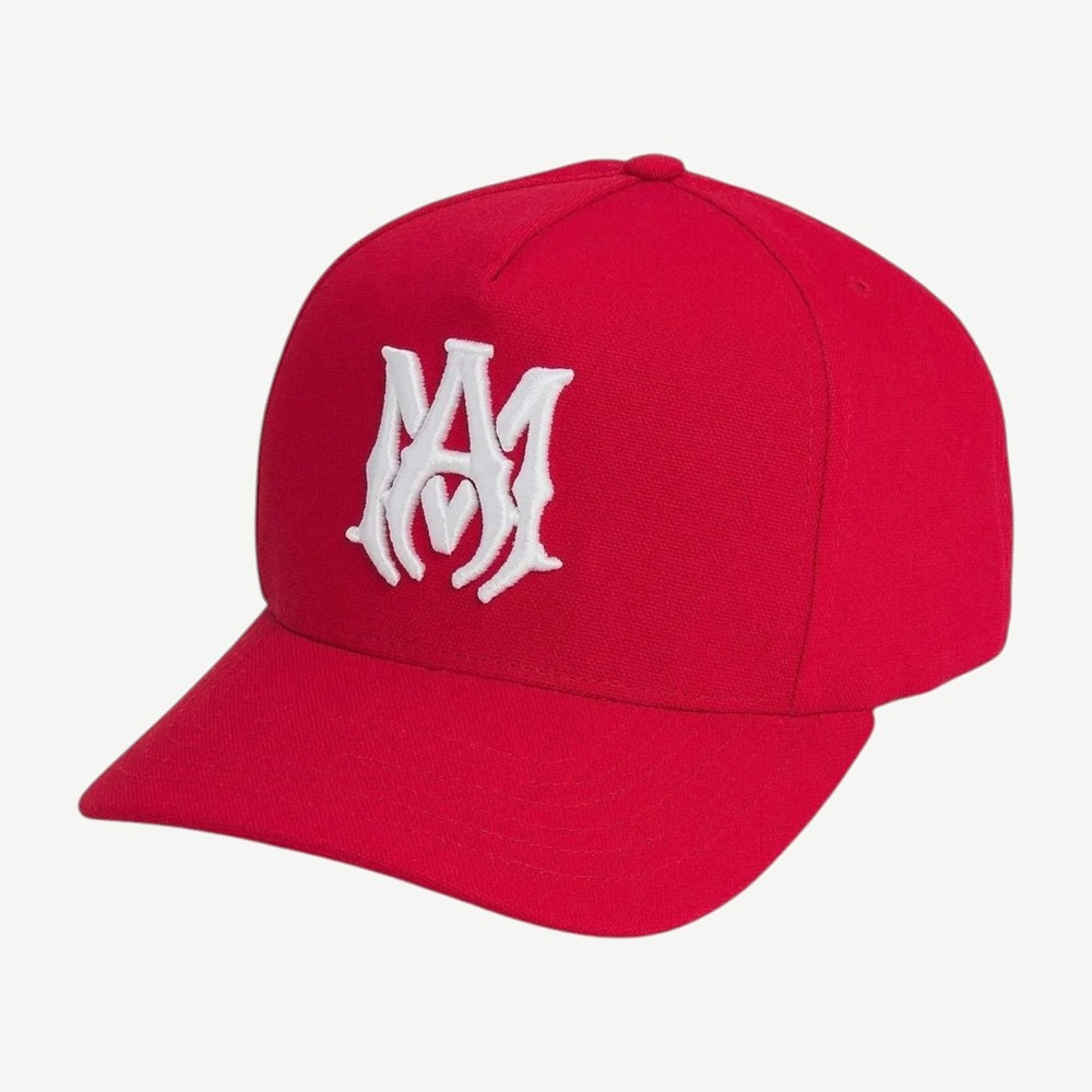 Ma Full Canvas Hat Red White