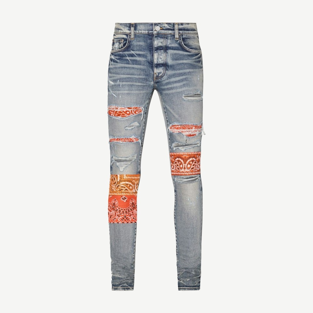 Vintage Bandana Artpatch Jeans Clay Indigo