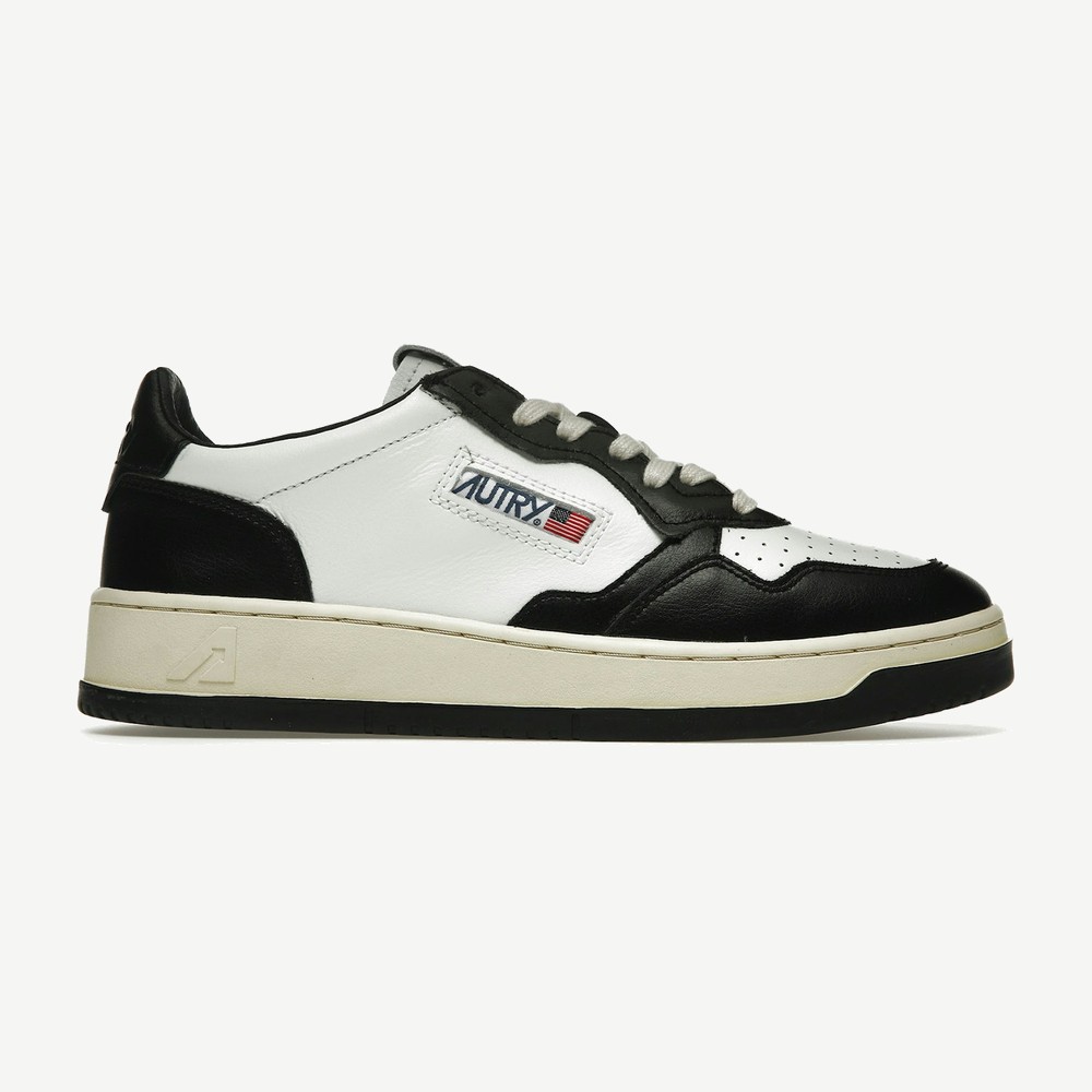 Medalist Leather Low Black White
