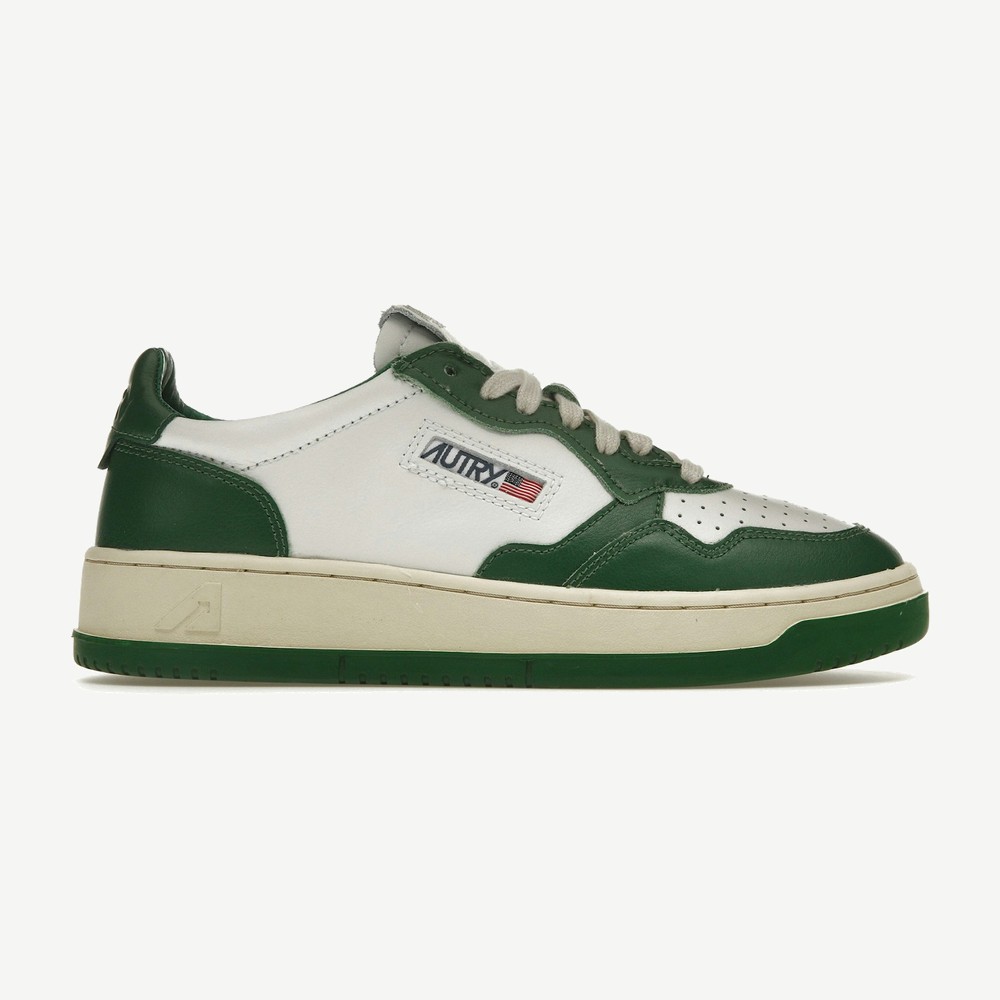 Medalist Leather Low Green White