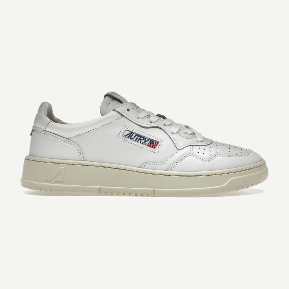 Medalist Leather Low White