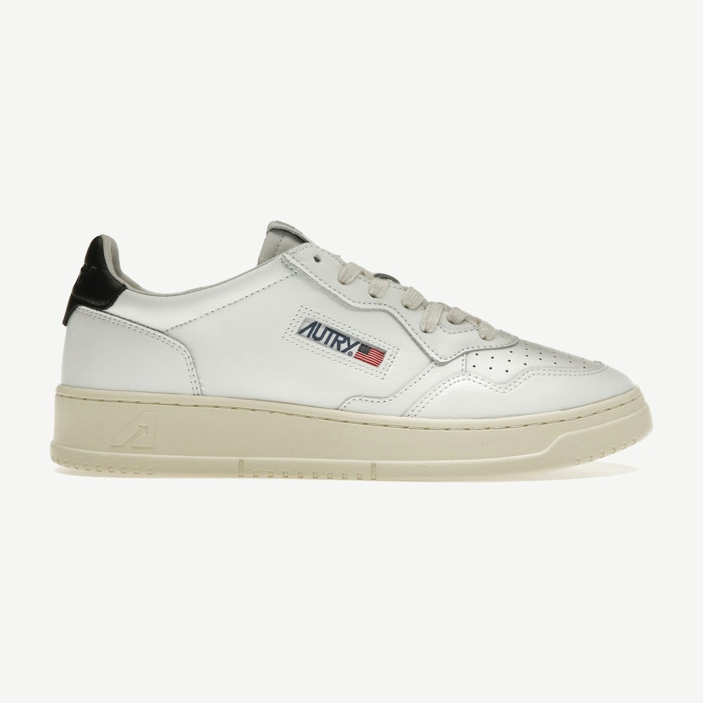 Medalist Leather Low White Black