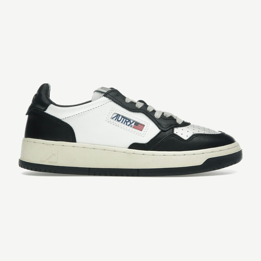Medalist Leather Low White Black W
