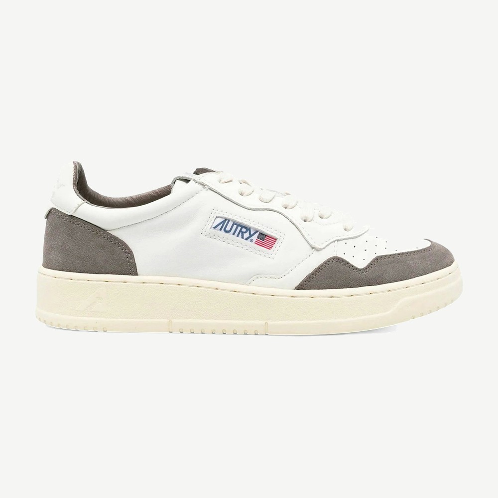 Medalist Leather Low White Morel