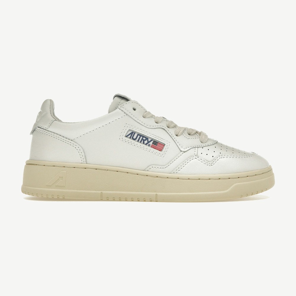 Medalist Leather Low White W