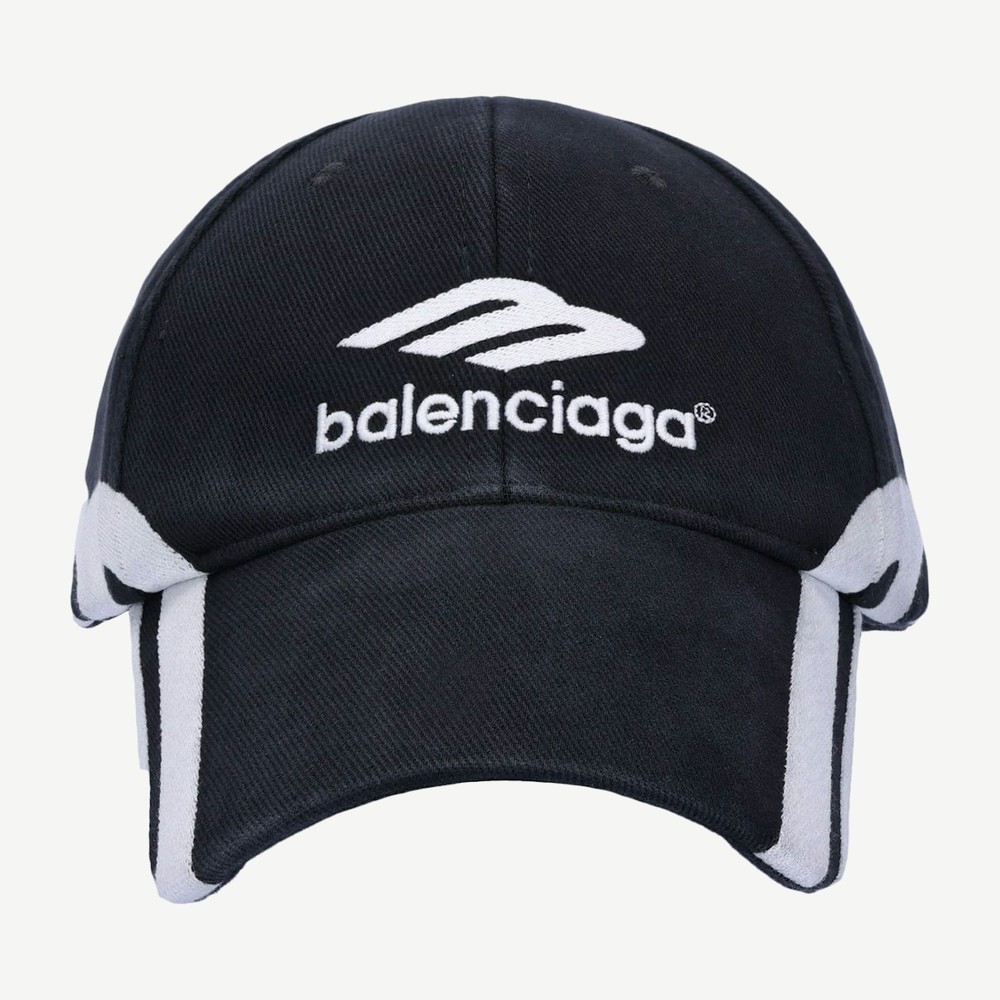 3b Sports Icon Cap Black White