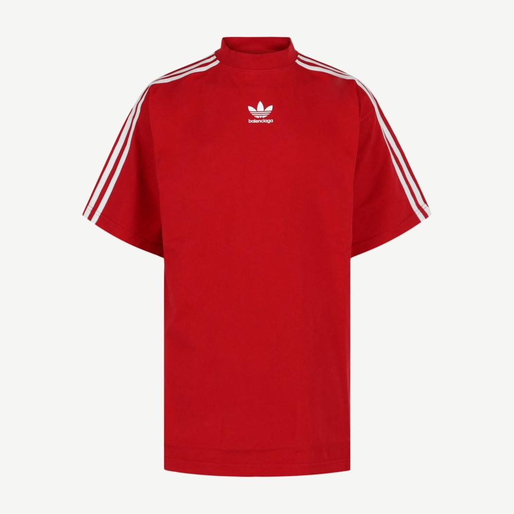 Adidas Oversized T Shirt Red White