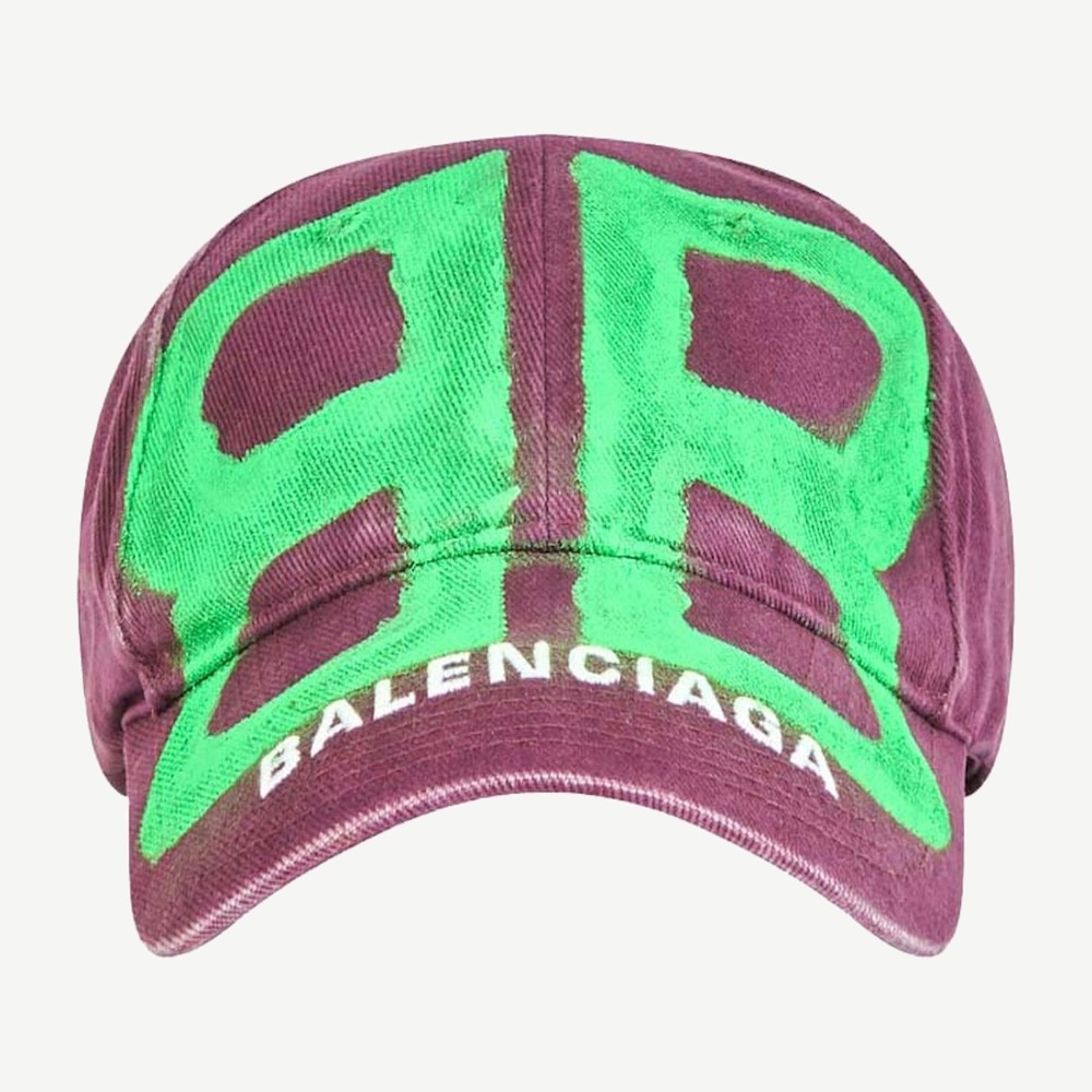 Bb Sprayed Cap Purple Green