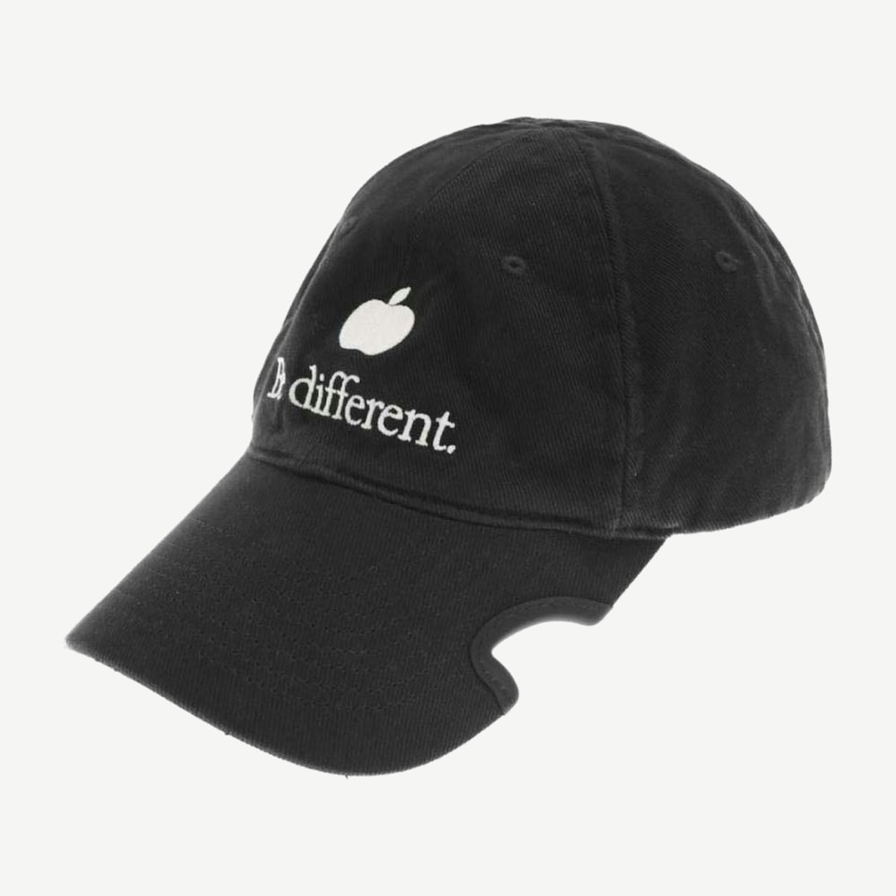 Be Different Apple Baseball Cap Black