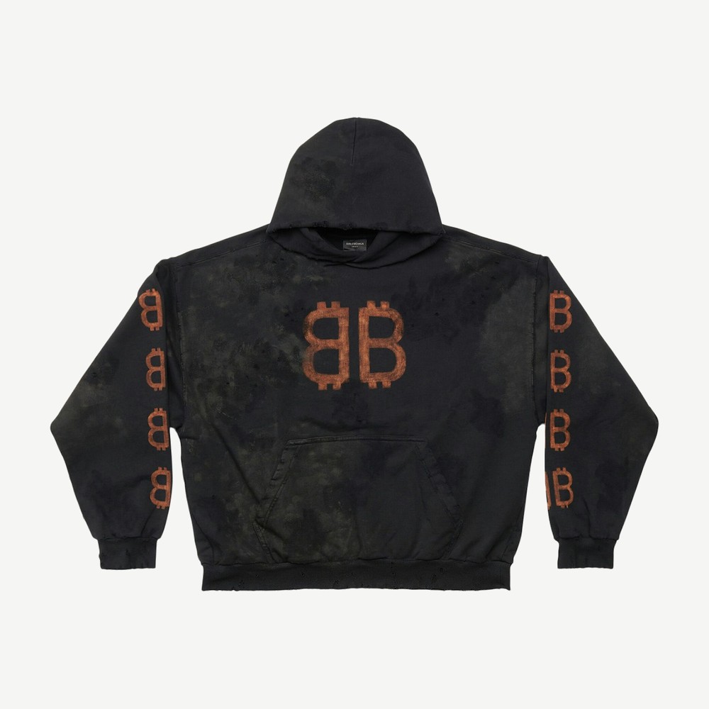 Crypto Medium Fit Hoodie Black