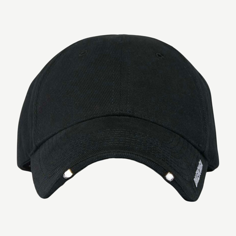 Led Light Cap Black