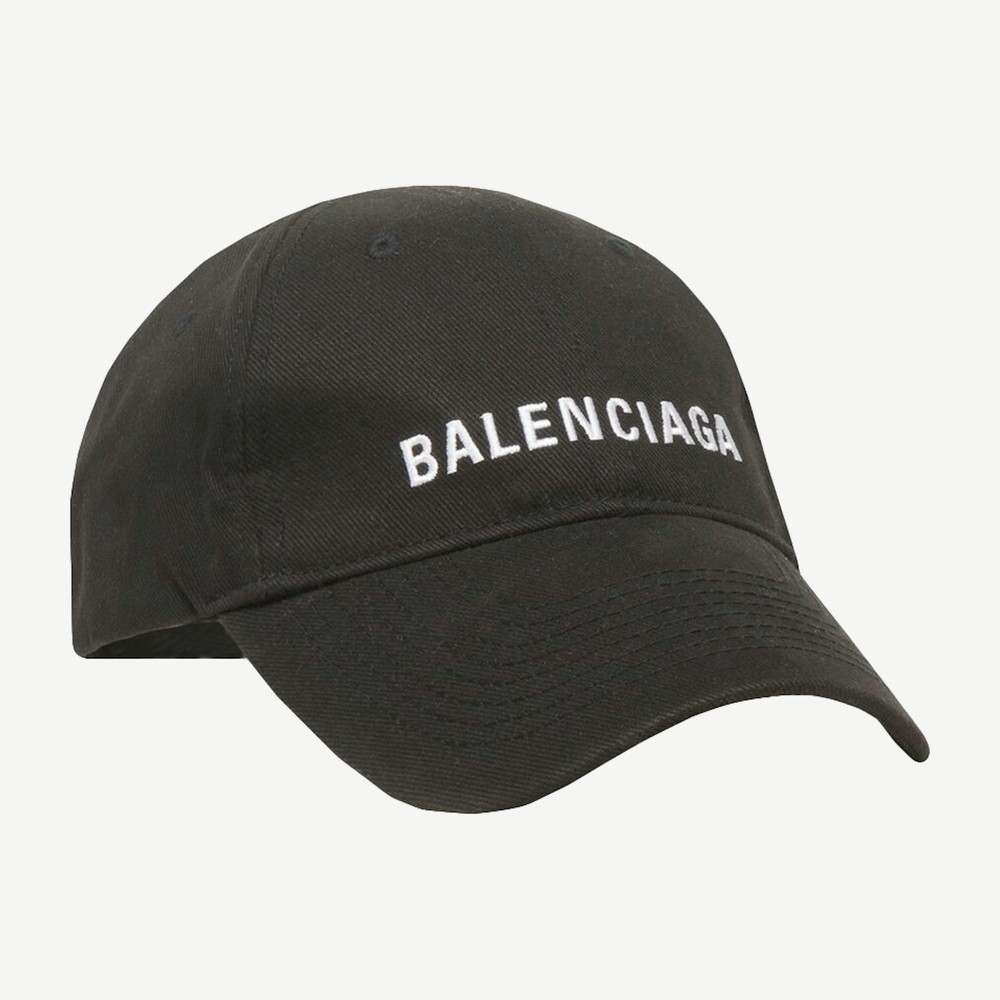 Logo Cap Black White