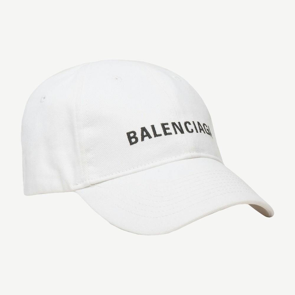 Logo Cap White Black