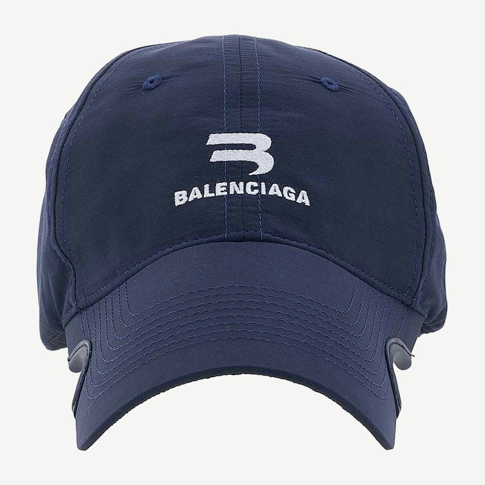 Logo Embroidered Cap Blue