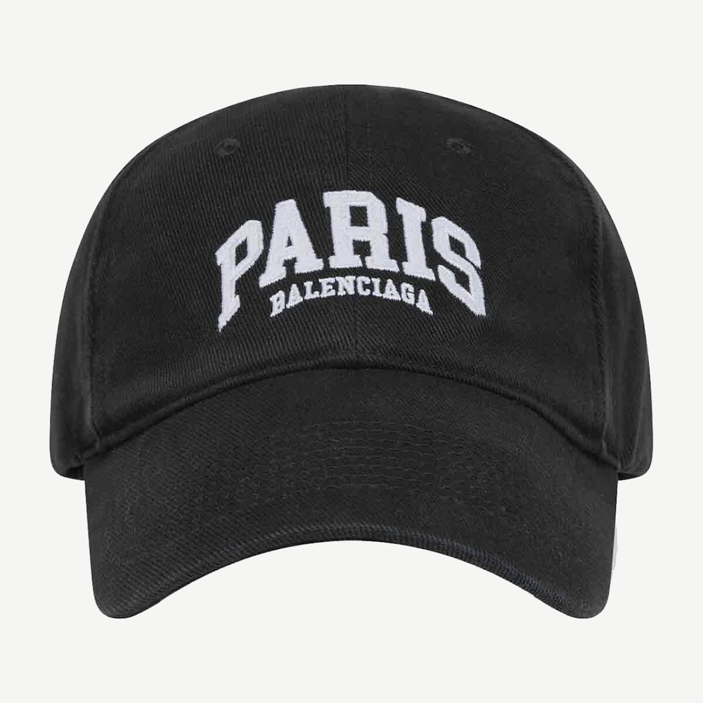 Mens Cities Paris Cap Black