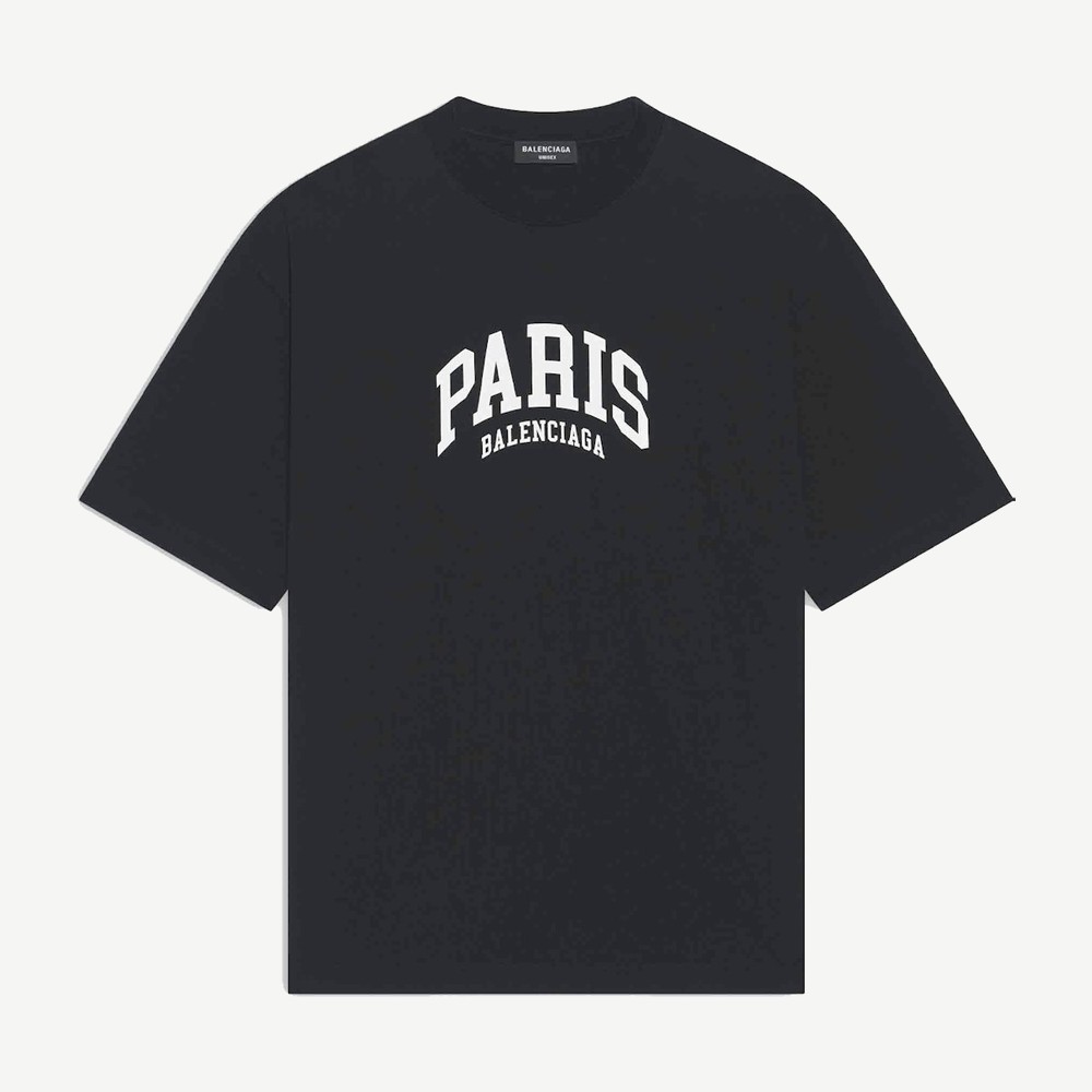 Mens Cities Paris Medium Fit T Shirt Black