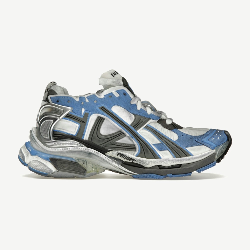 Runner Blue White Grey