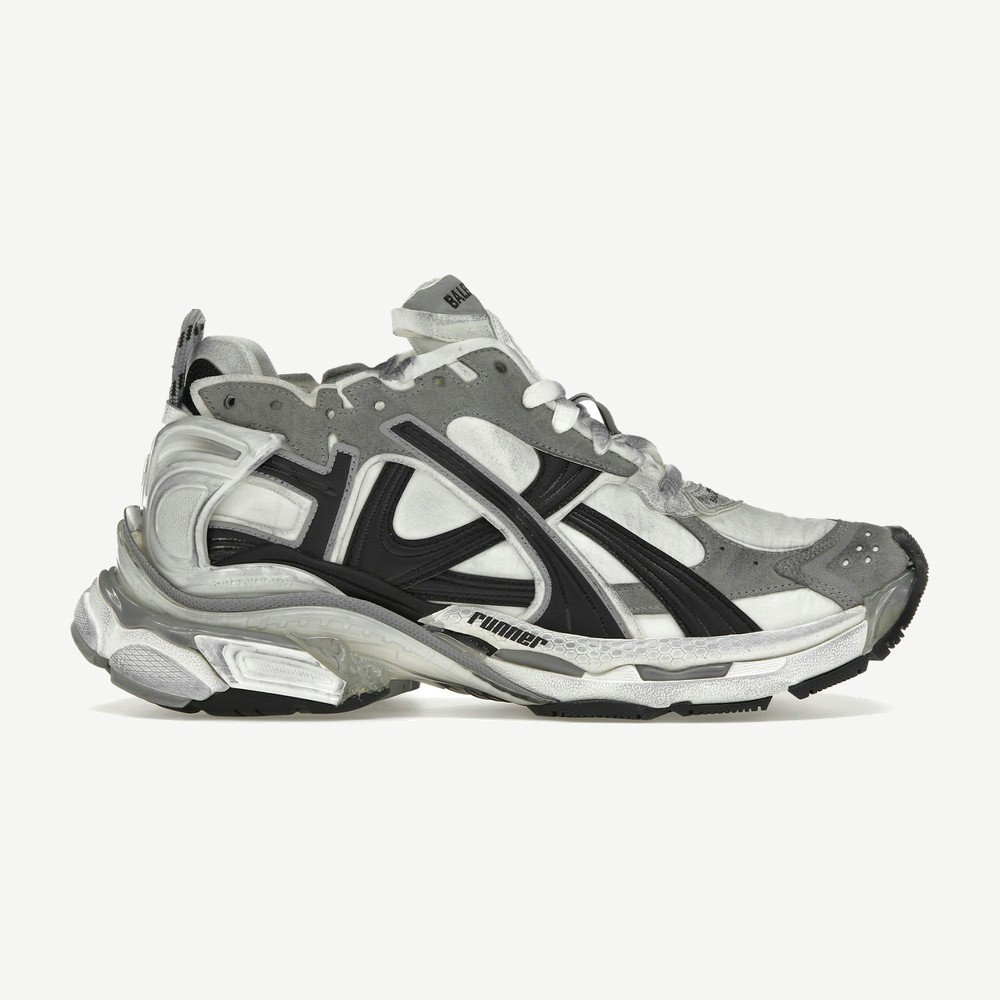 Runner Grey White Black
