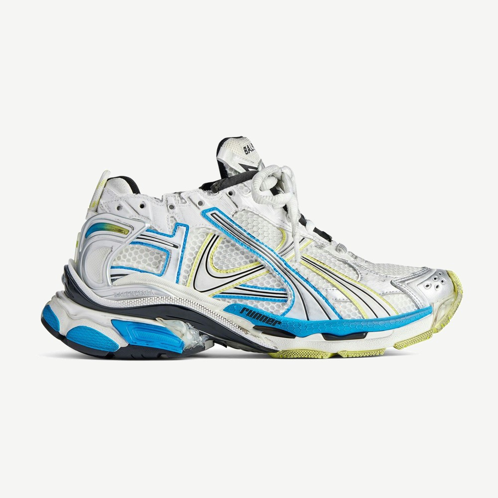 Runner White Yellow Blue