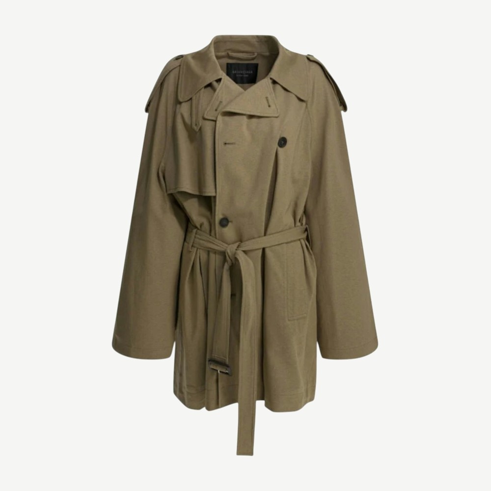 Short Trench In Explorer Coat Beige