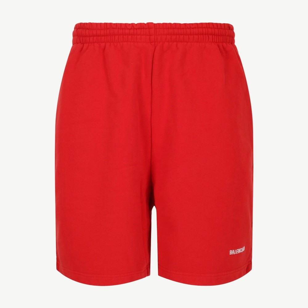 Terry Vintage Logo Sweat Shorts Bright Red