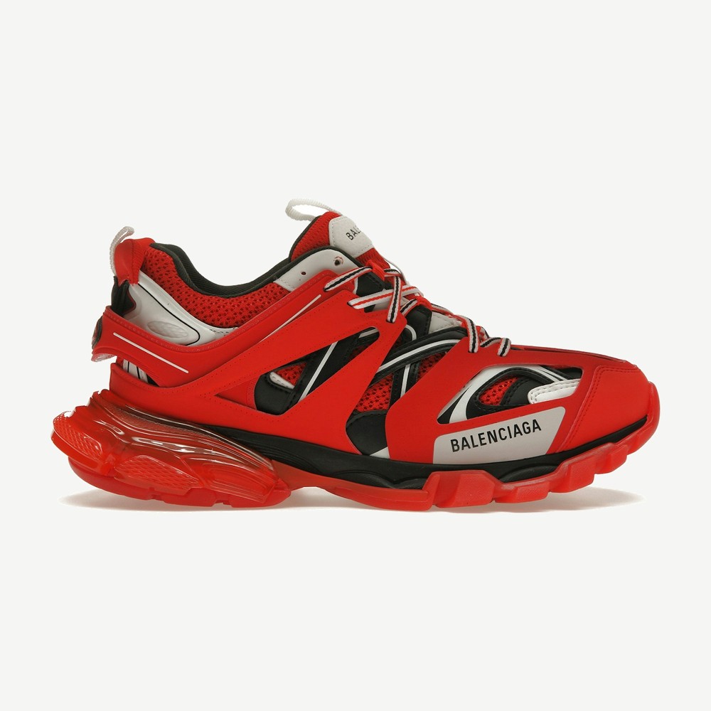 Track Clear Sole Red