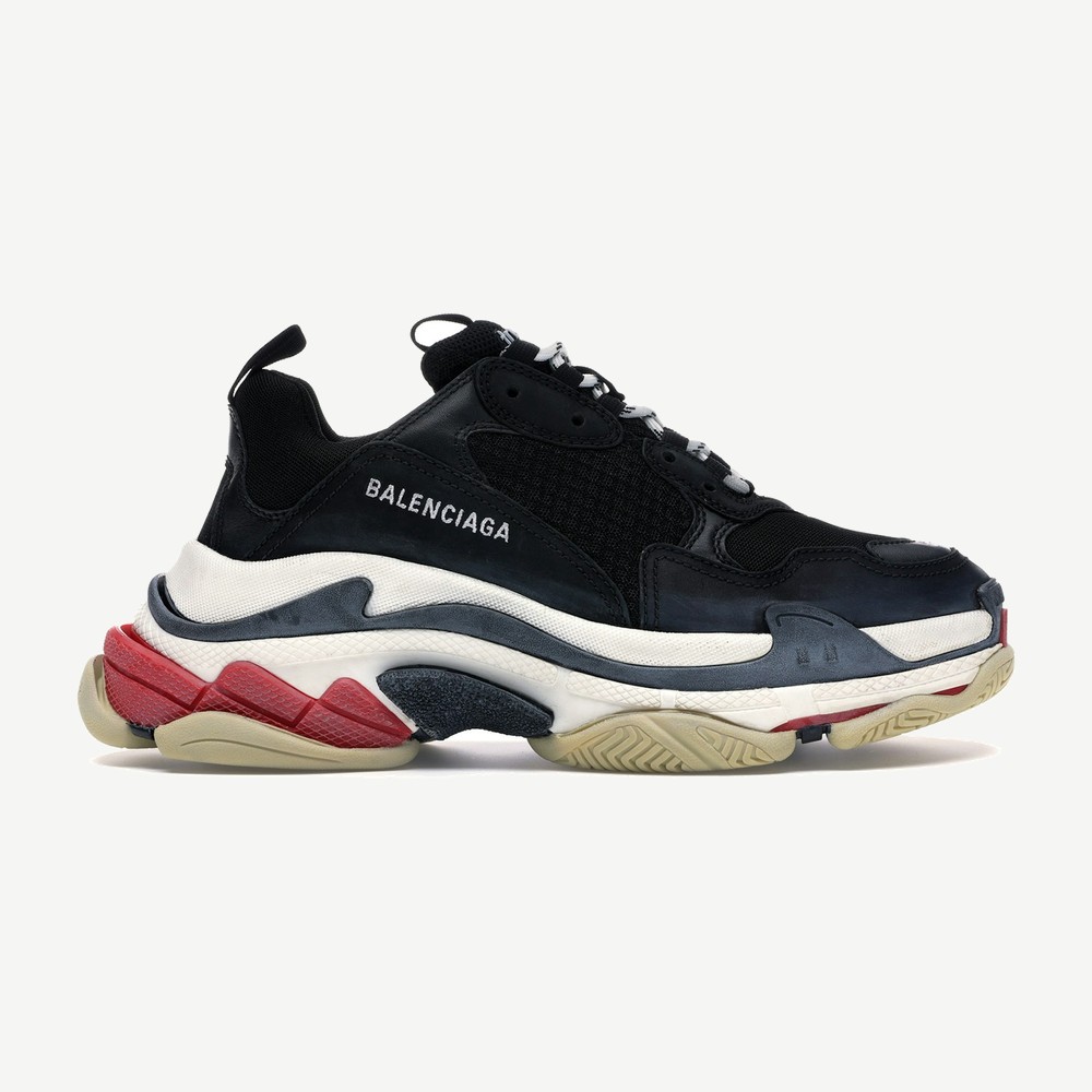 Triple S Black White Red 2018 Reissue
