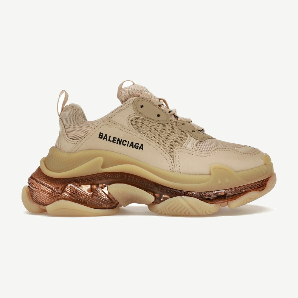 Triple S Clear Sole Beige W