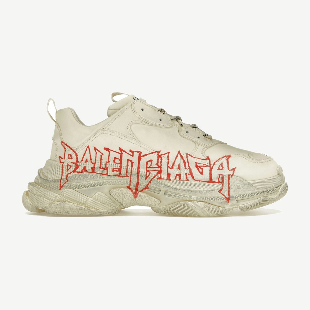 Triple S Diy Metal White Red