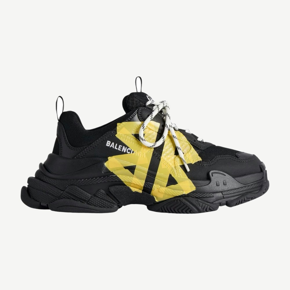 Triple S Tape Type Black Yellow