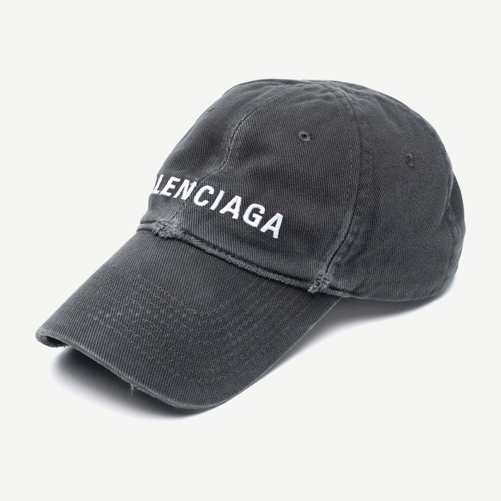 Washed Out Baseball Cap Dark Grey