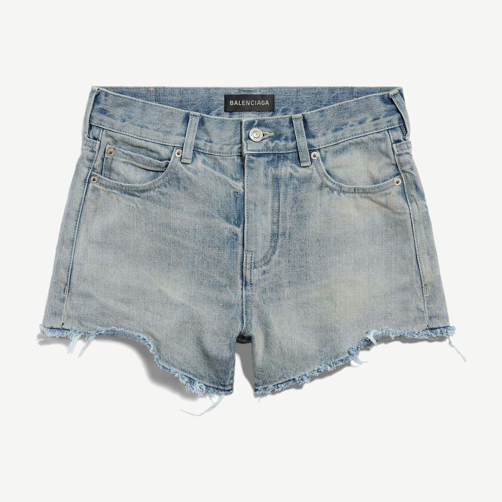 Womens Mini Shorts Light Blue