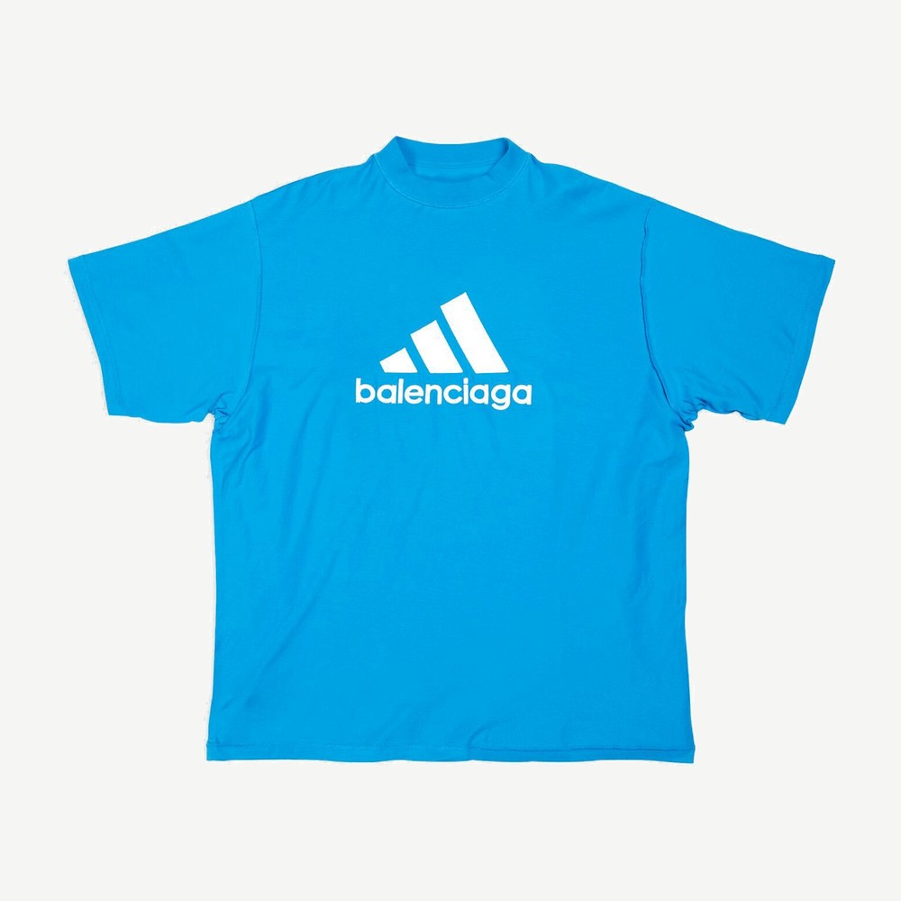 X Adidas Oversized T Shirt Blue