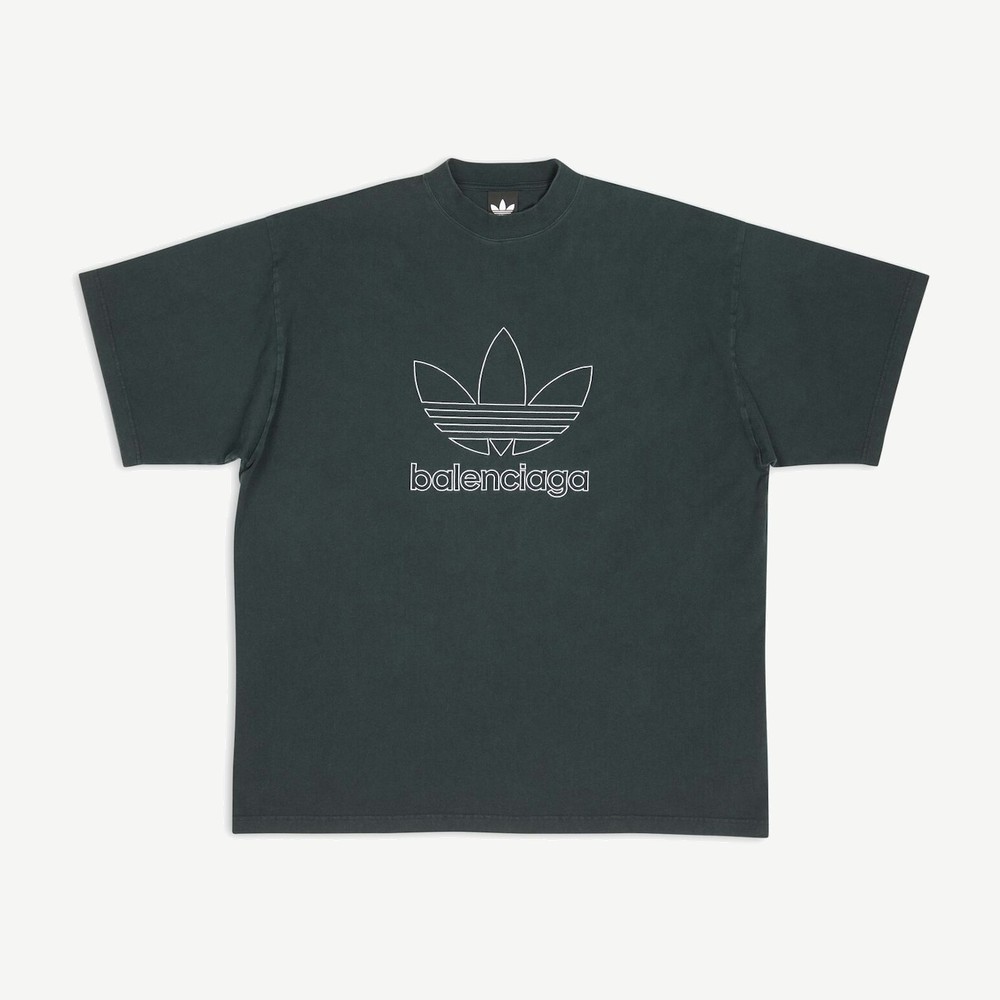 X Adidas T Shirt Oversized Green