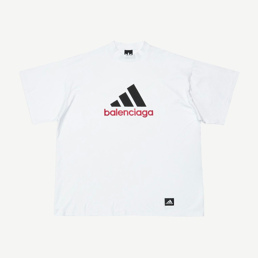 X Adidas Unisex T Shirt Oversized White