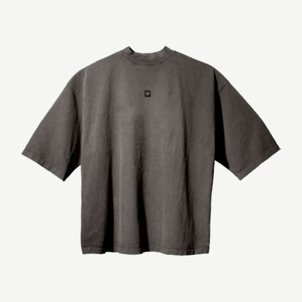 Yeezy Gap Engineered By Balenciaga Logo 3 4 Sleeve T Shirt Grey