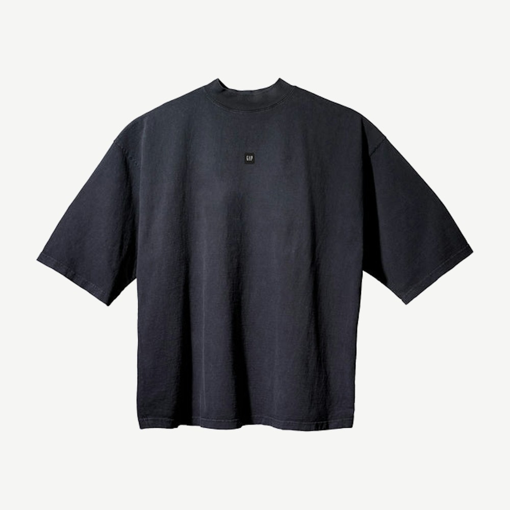 Yeezy Gap Engineered By Balenciaga Logo 3 4 Sleeve Tee Black
