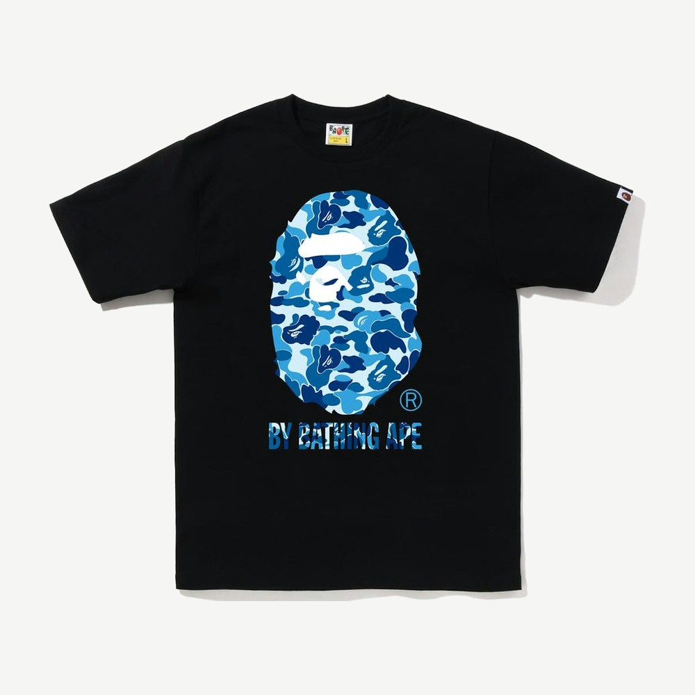 Abc Camo By Bathing Ape Tee Black Blue