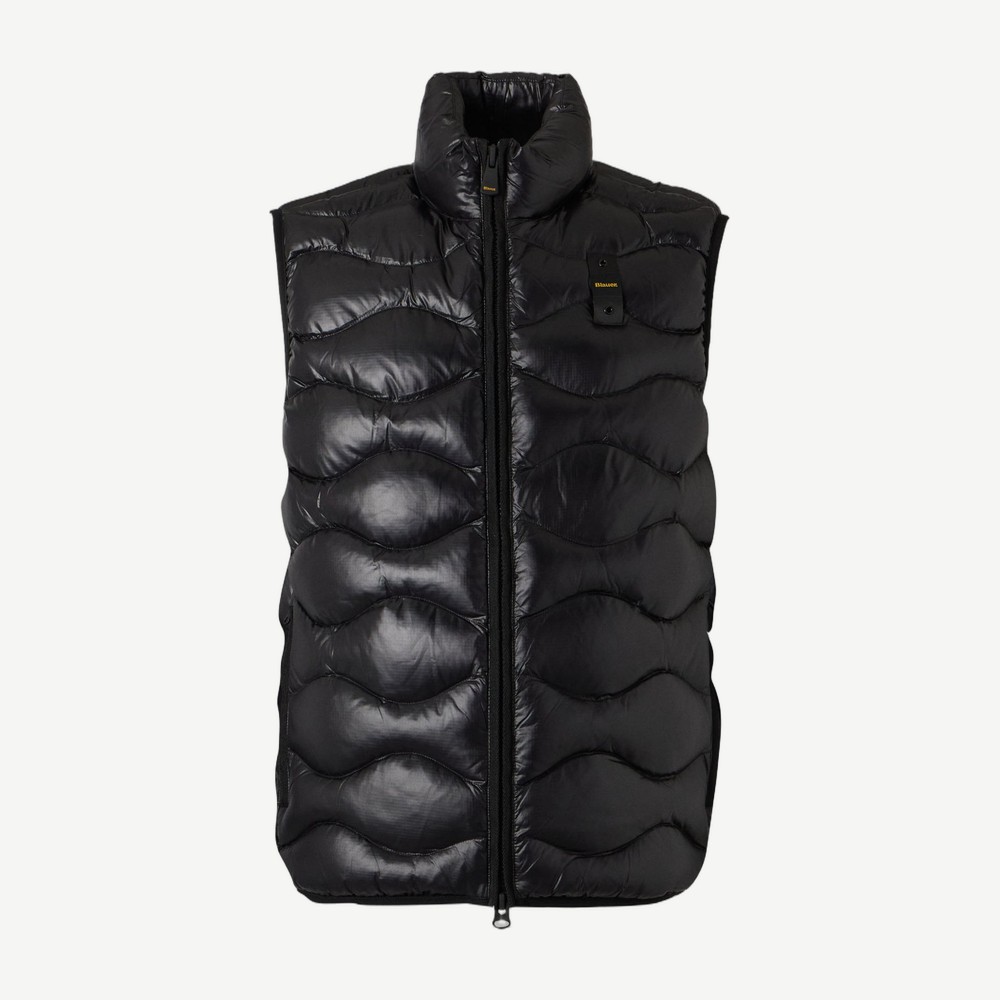 Danny Quilted Vest Black
