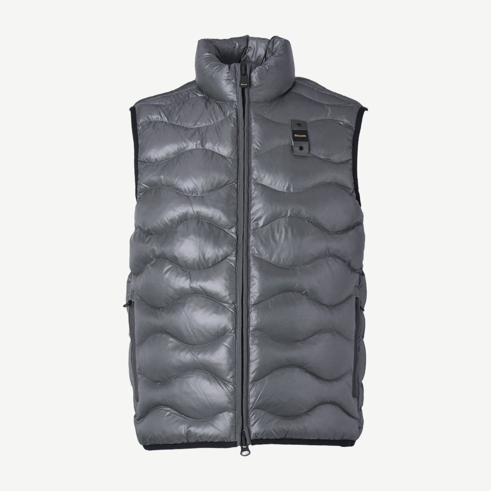 Danny Quilted Vest Grey
