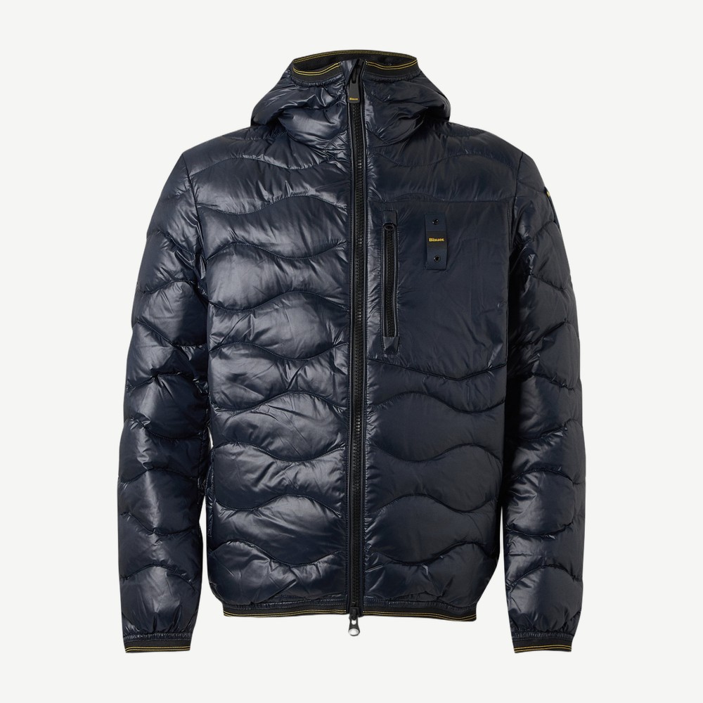 Wave Down Jacket Blue