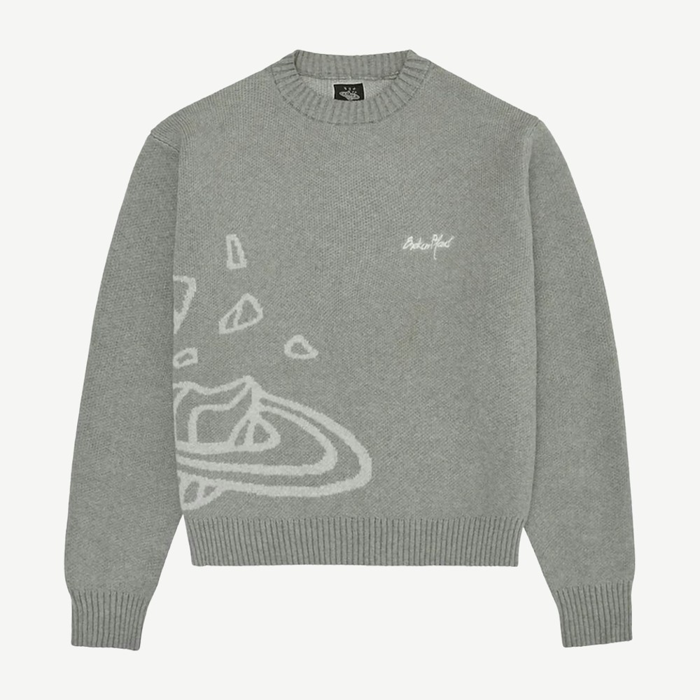 Knit Sweater Heather Grey