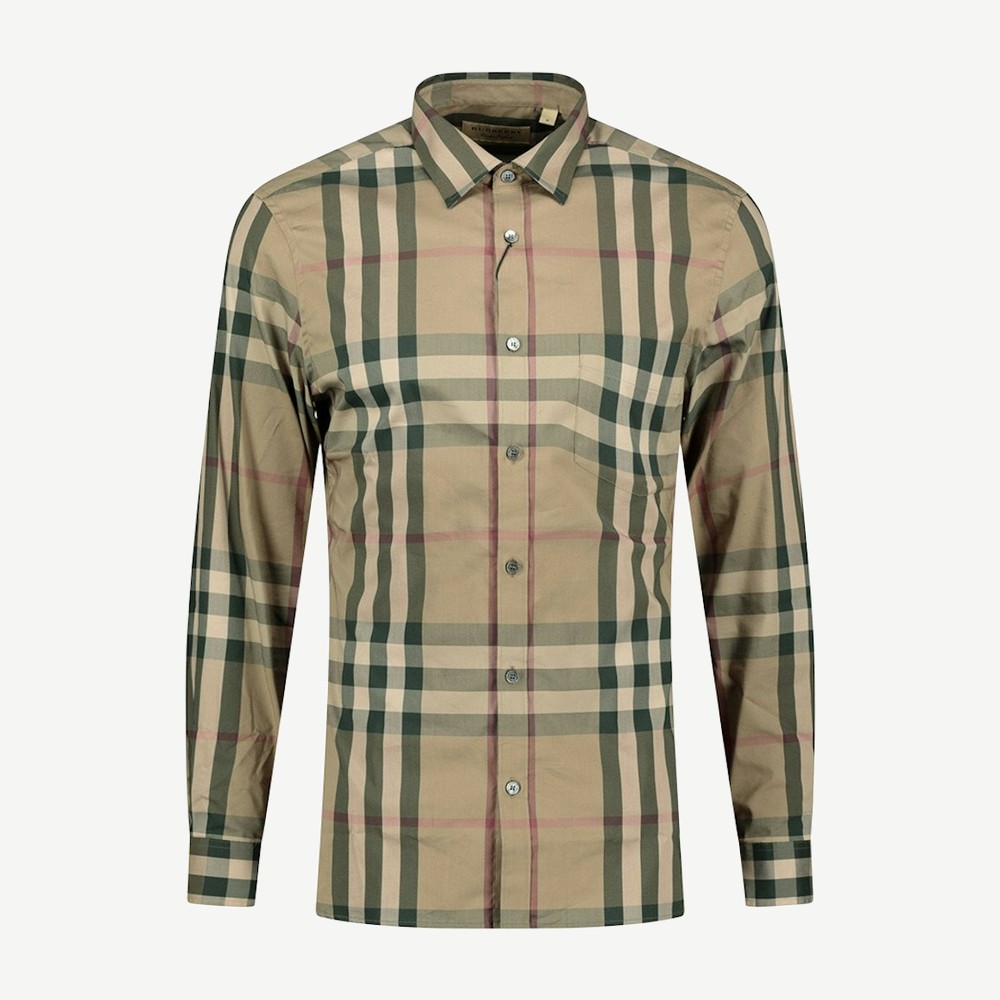 Classic Check Shirt Beige