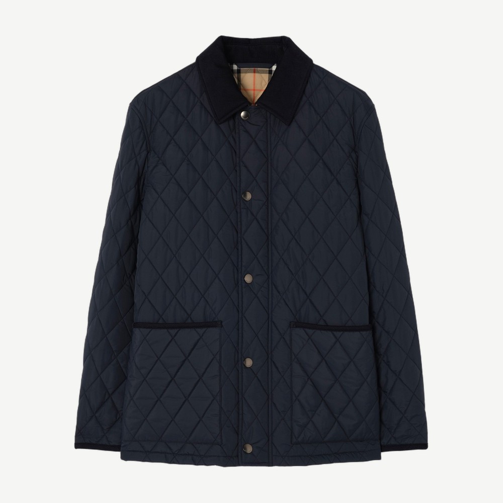 Haddington Quilted Nylon Jacket Navy