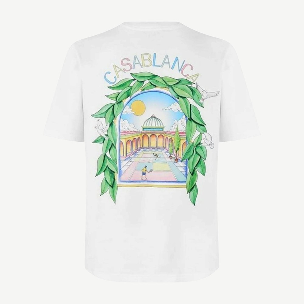 Larche De Tennis Tee White