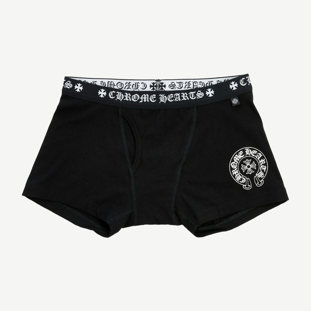 Boxer Brief Shorts Black White