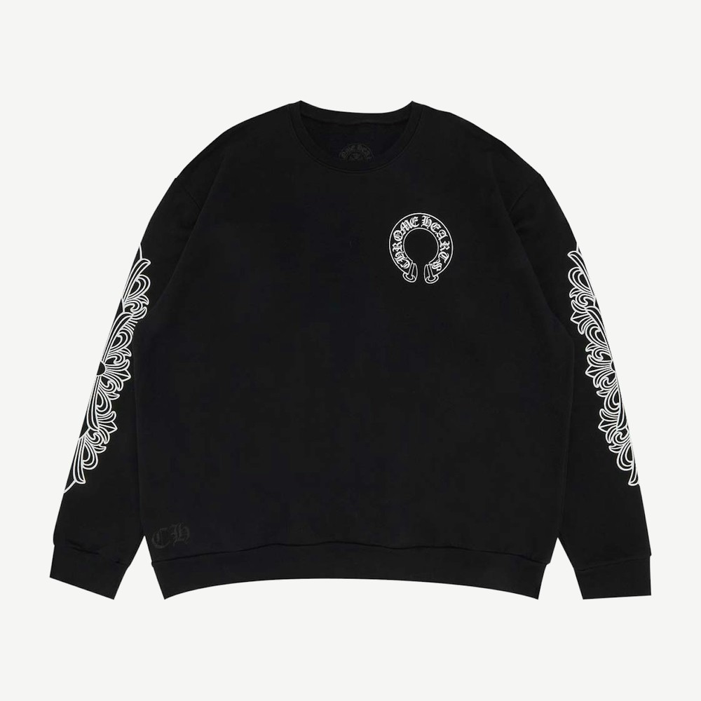 Horseshoe Crewneck Black