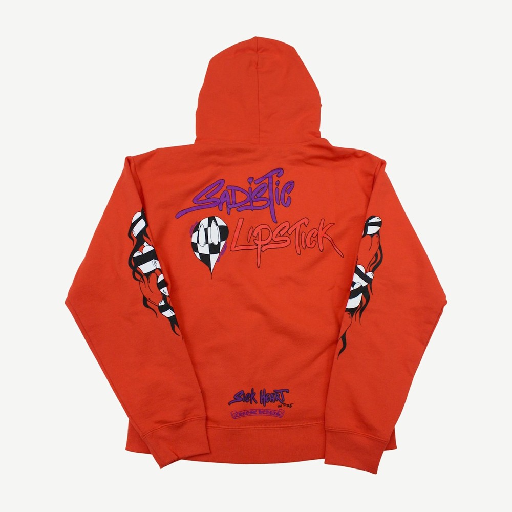 Matty Boy Sadistic Lipstick Hoodie Red